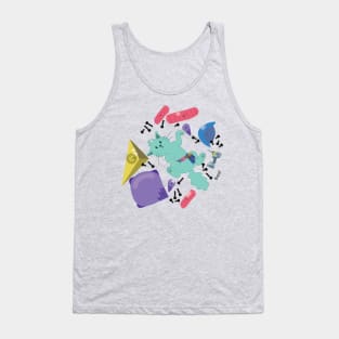 Climber Route Setter kitty Tank Top